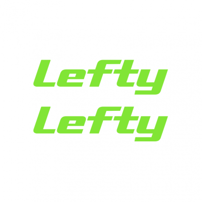 Pegatinas logo bici Lefty